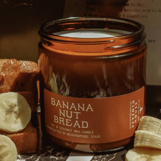Seventh House Candle - Banana Nut Bread Candle