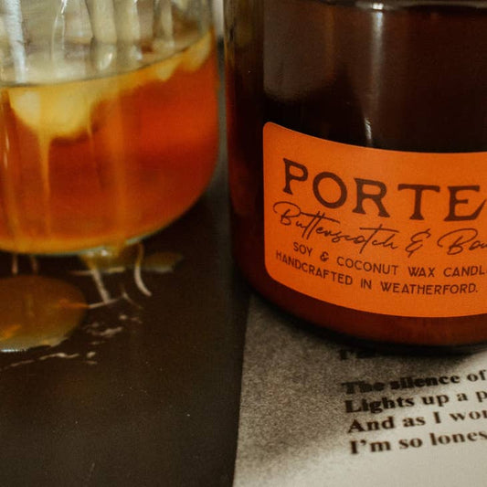 Seventh House Candle - Porter - Butterscotch & Bourbon Candle