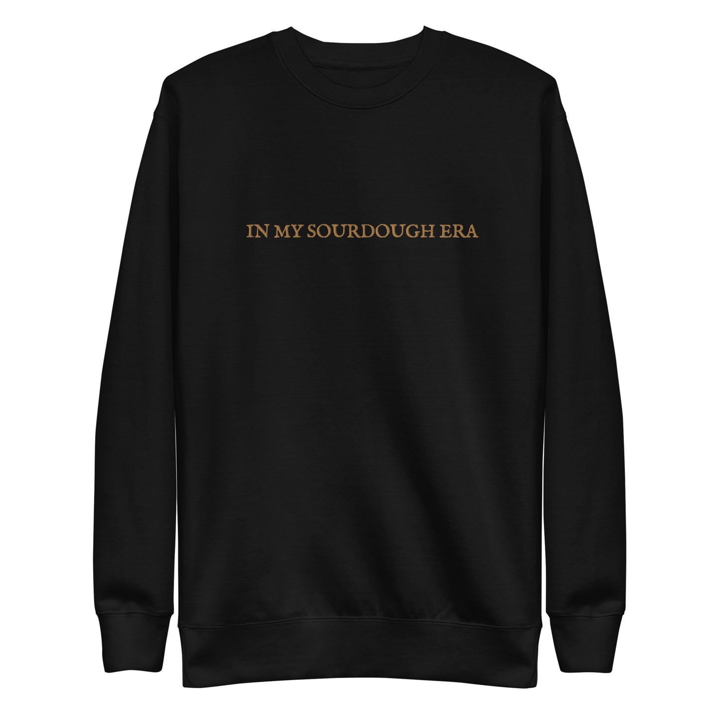 "In My Sourdough Era" Embroidered Crewneck Sweatshirt